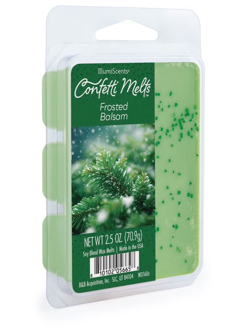 🌲✨ IllumiScents Frosted Balsam Wax Melts 2.5 oz - 6 Cube Set ✨🌲